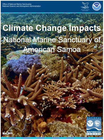 Cover of National Marine Sanctuary of American Samoa Climate Change Impacts Profile cover