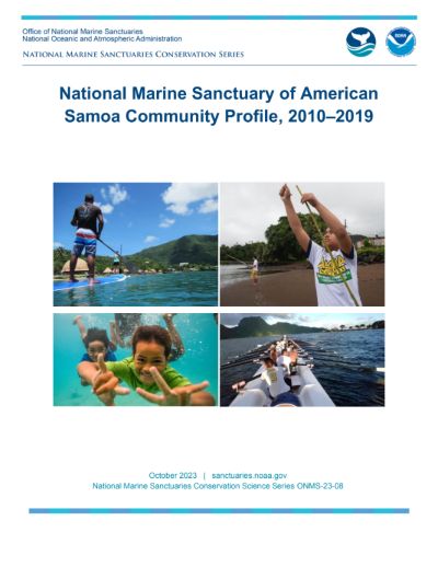 preview of National Marine Sanctuary of American
                            Samoa Community Profile, 2010–2019