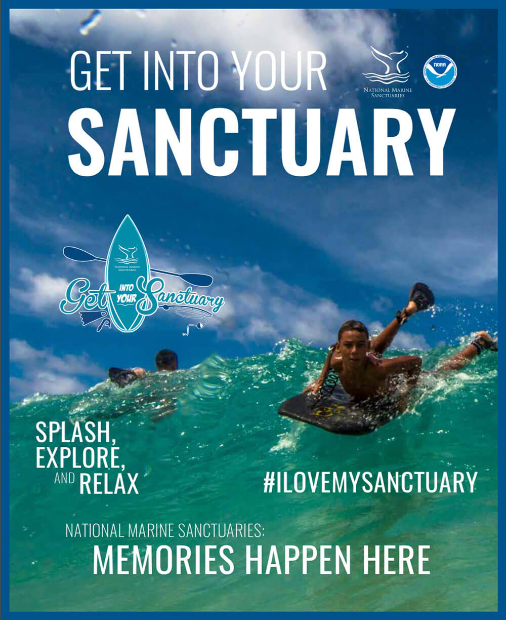 get into your sanctuary magazine - kid surfing